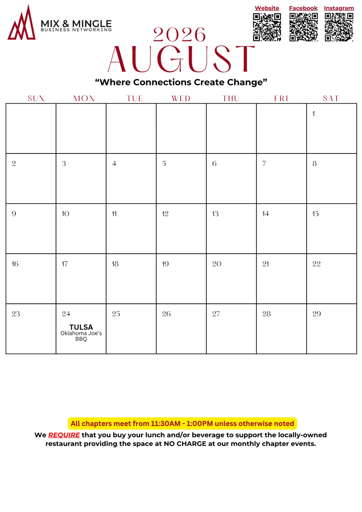 Current Calendar