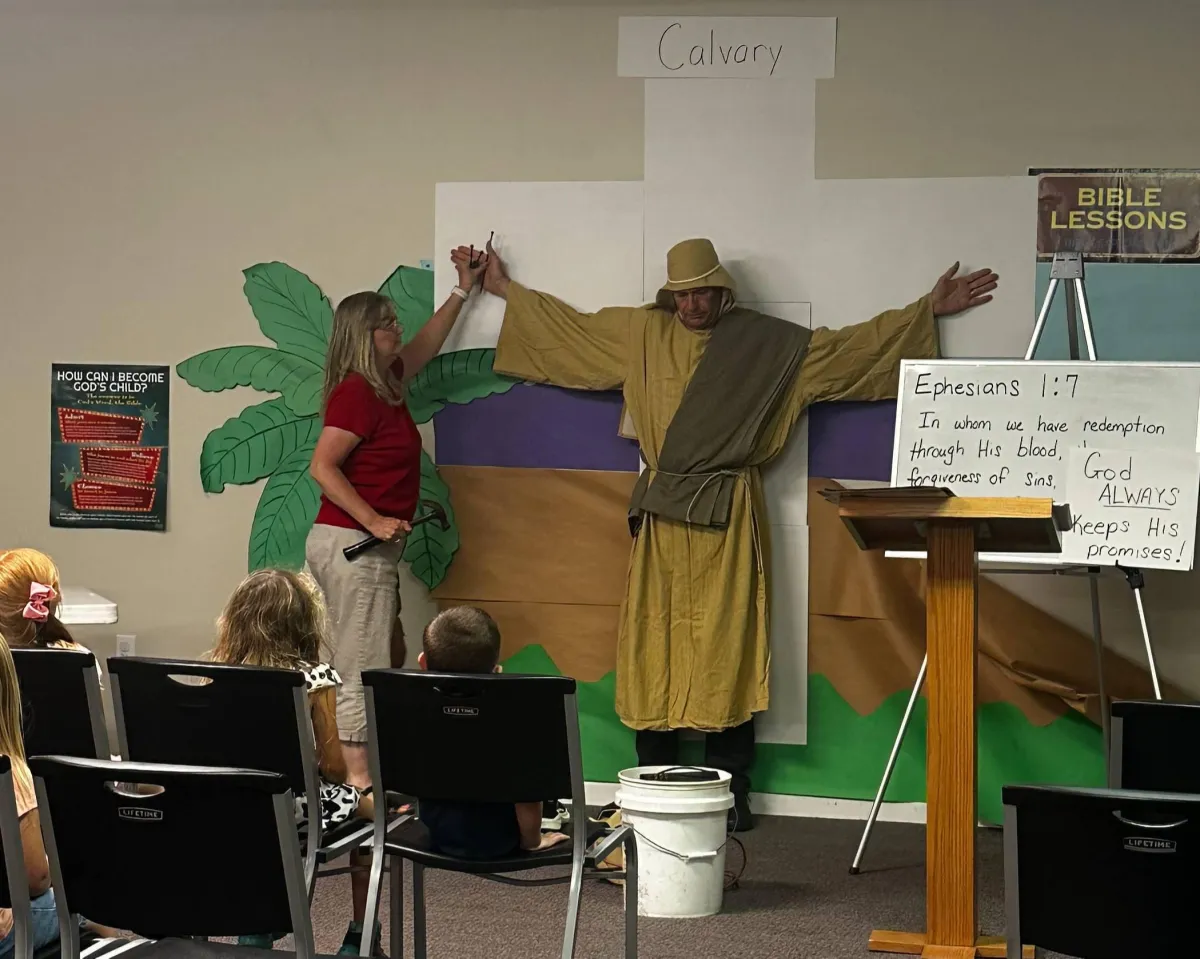 Children learning in Sunday School