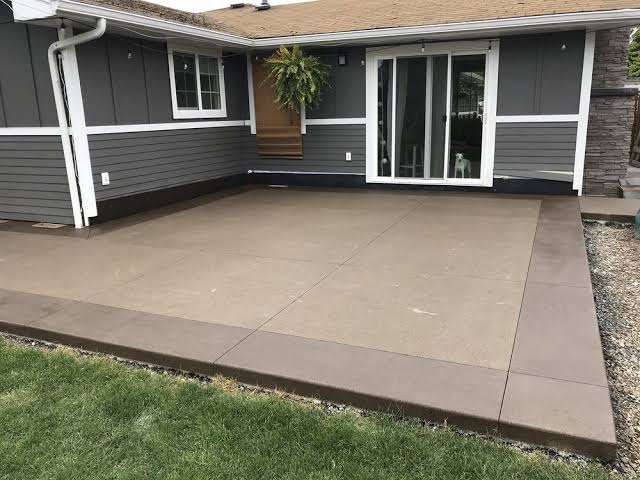 Corvallis Concrete builds and installs Patio