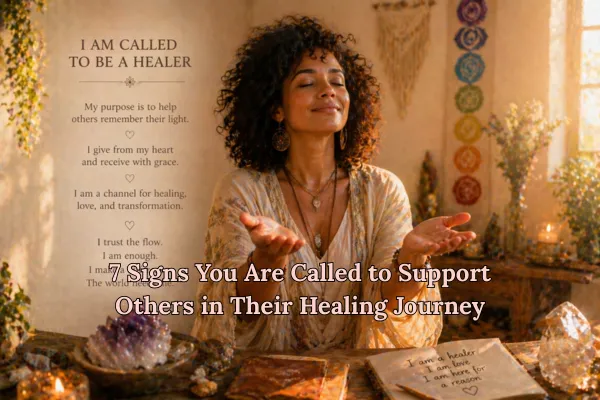 7 Signs You Are Called to Support Others in Their Healing Journey