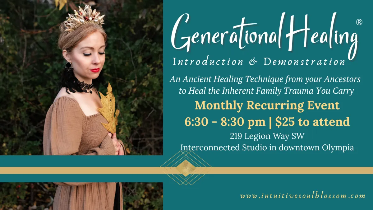 Live Generational Healing® Demonstration in Olympia: What to Expect
