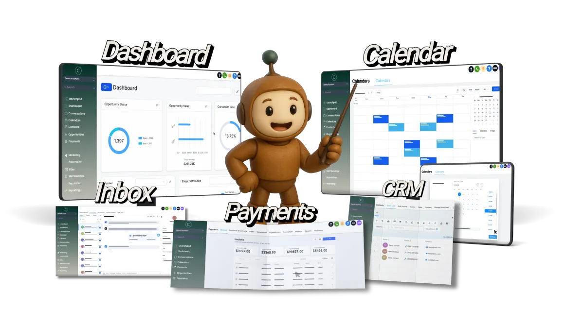 CONVERTIFIED CRM Calendar Dashboard