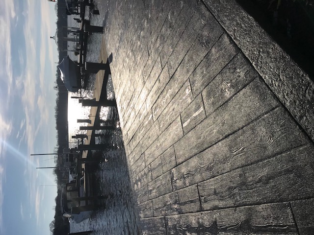 stamped concrete by steve smith waterfont concrete stairwell project