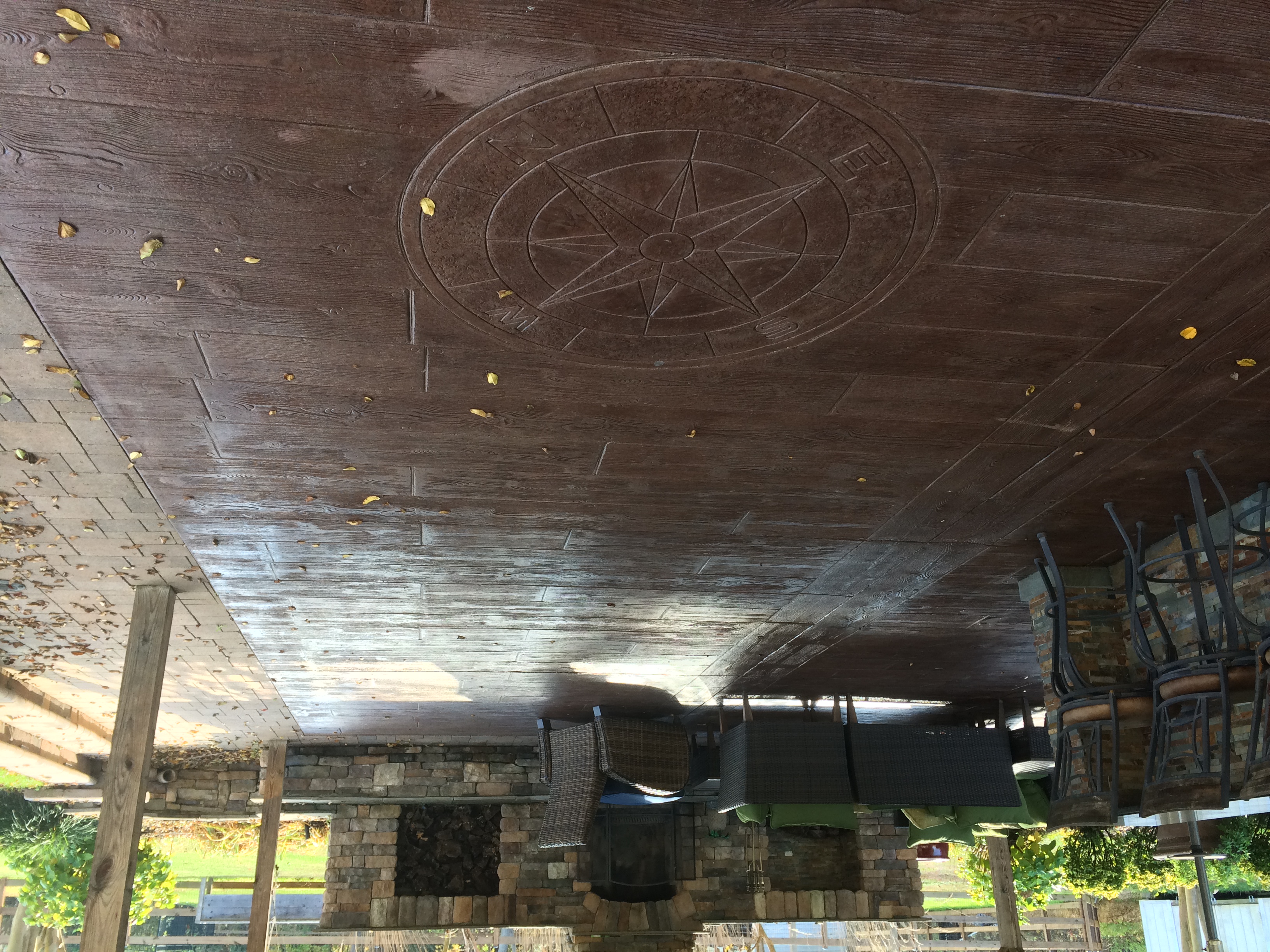 stamped concrete by steve smith waterfont concrete stairwell project