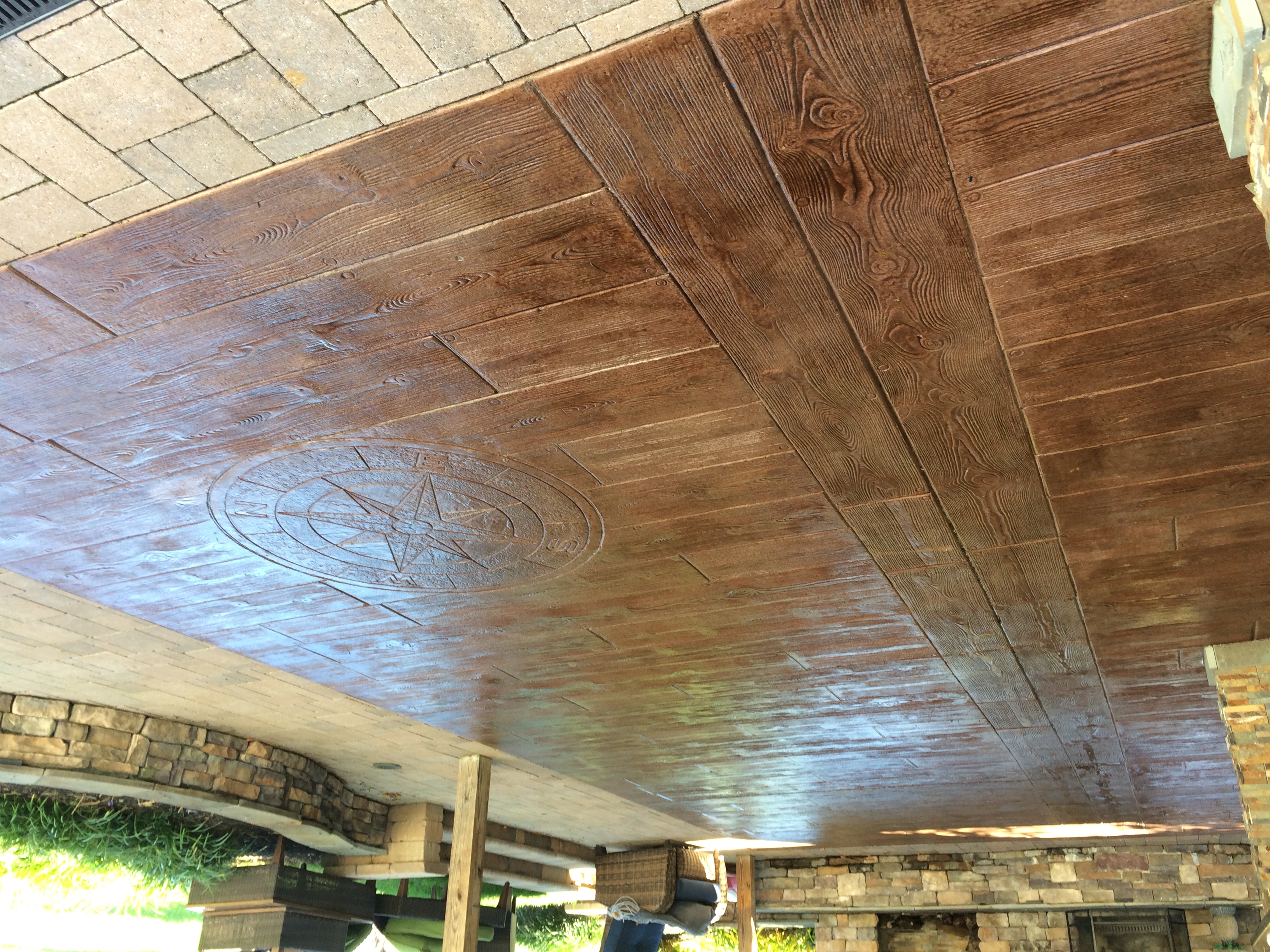 stamped concrete by steve smith waterfont concrete stairwell project