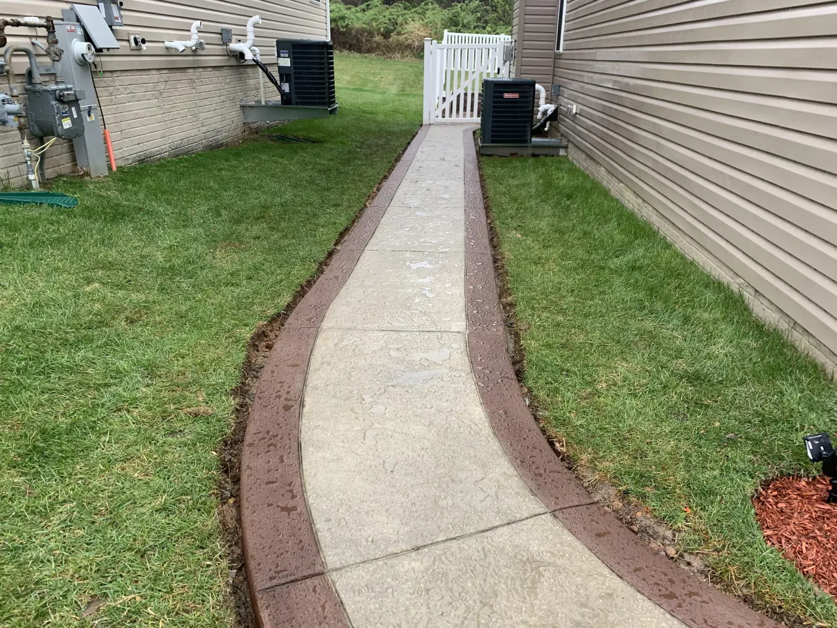 stamped concrete by steve smith waterfont concrete stairwell project