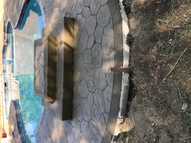 stamped concrete by steve smith waterfont concrete stairwell project