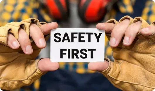 safety first