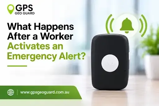 Worker Activates an Emergency Alert