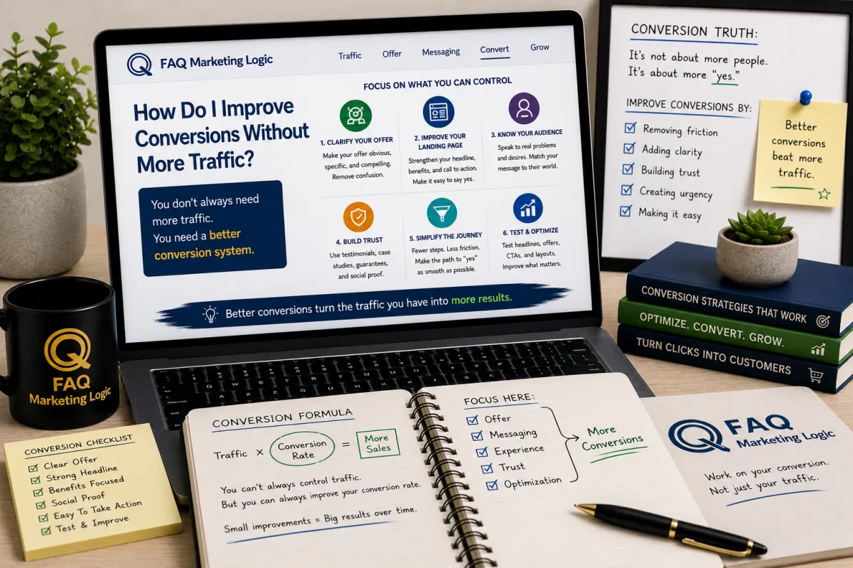 How Do I Improve Conversions Without More Traffic?