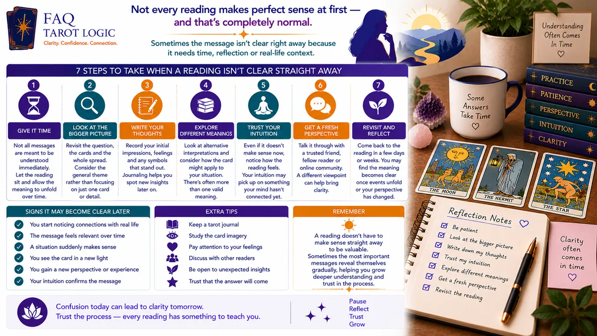 What Should You Do If a Tarot Reading Doesn't Make Sense Straight Away?