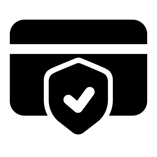 Icono de un documento de identidad con un candado, simbolizando privacidad y seguridad de datos.