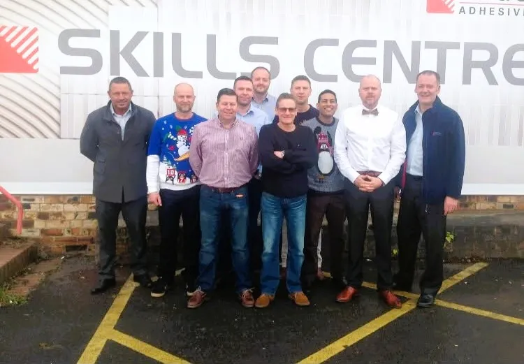 Wayne Phipps career group photo