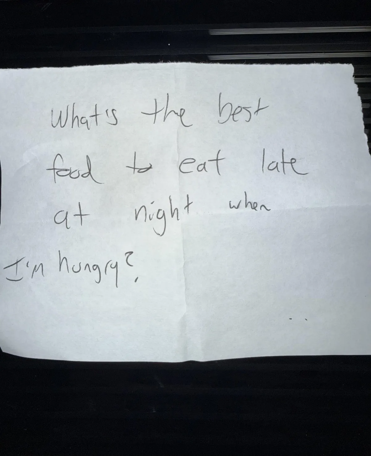 What's the Best Food to Eat Late at Night When You're Hungry?