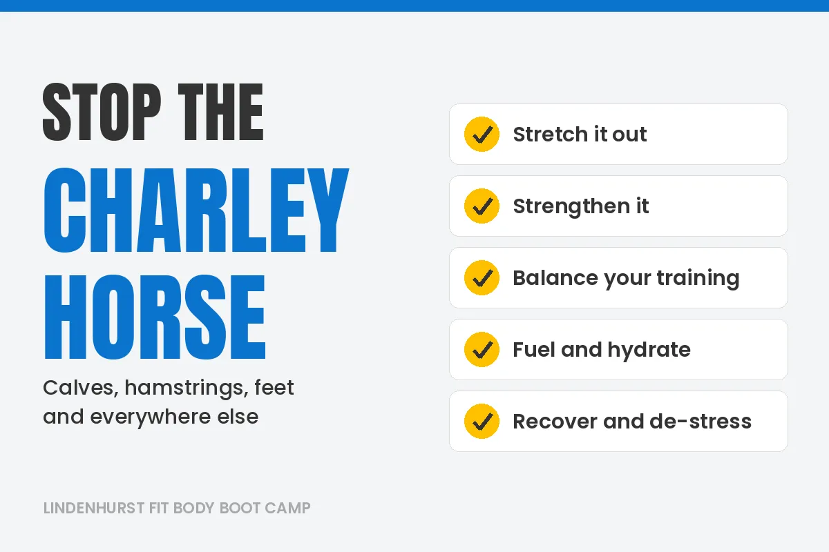 How to Stop Charley Horses (In Your Calves and Everywhere Else)