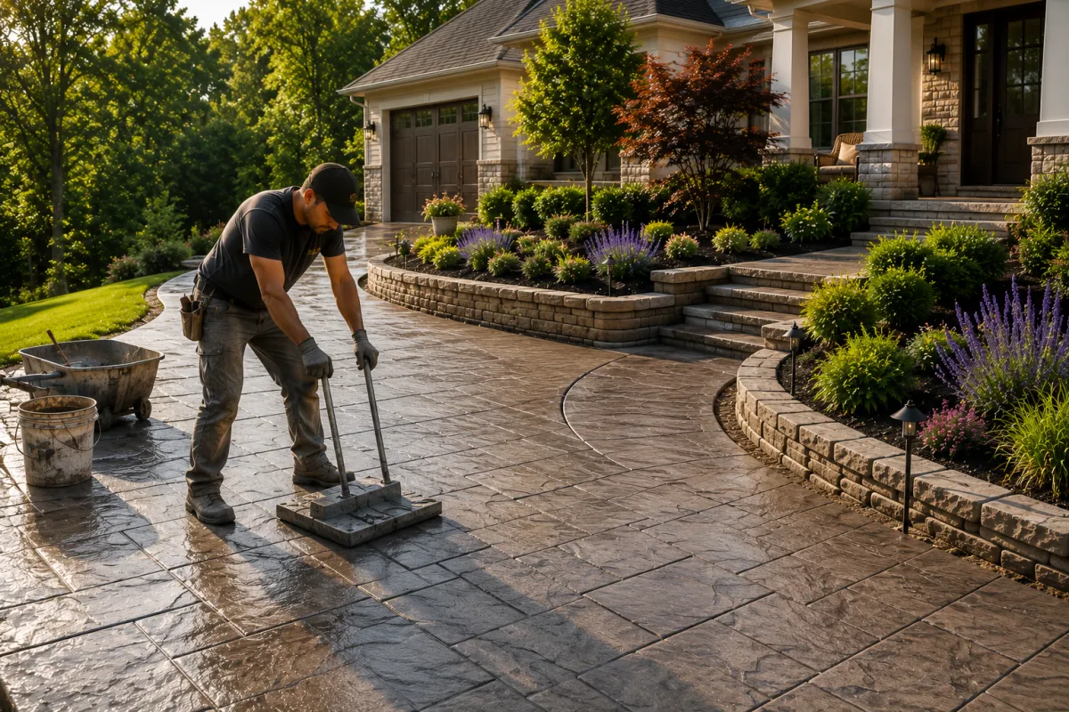 Stamp Concrete in Northern Virginia
