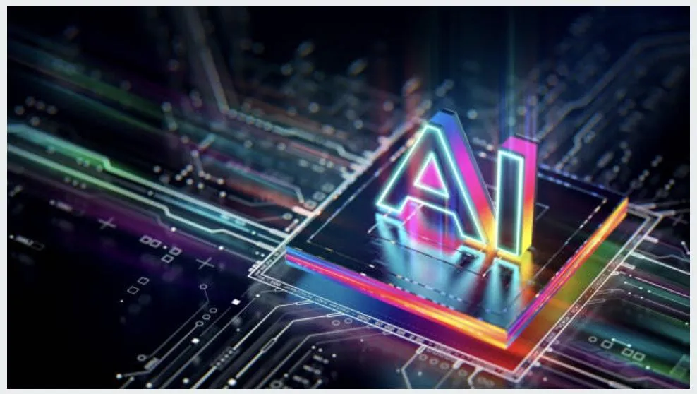 Close-up of a green circuit board with components.