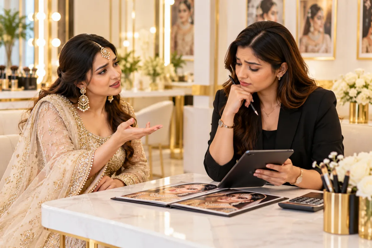 Luxury fashion beauty brand identity and editorial cosmetics arrangement