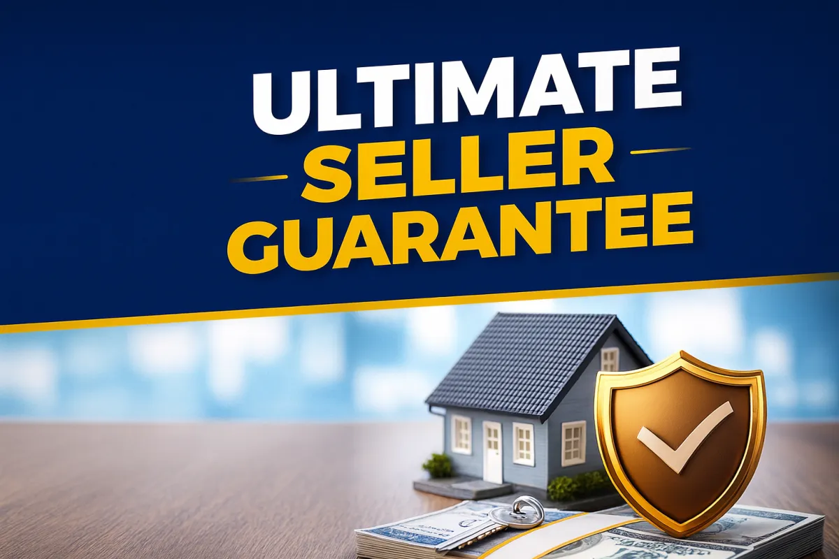 Ultimate seller guarantee for homeowners selling property fast with Fields Real Estate Services.”