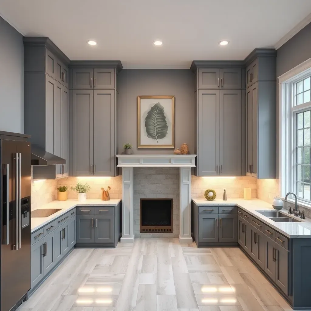 Modern Rockville, MD home renovation showing fresh finishes, exposed walls, new flooring, and a partially updated kitchen.