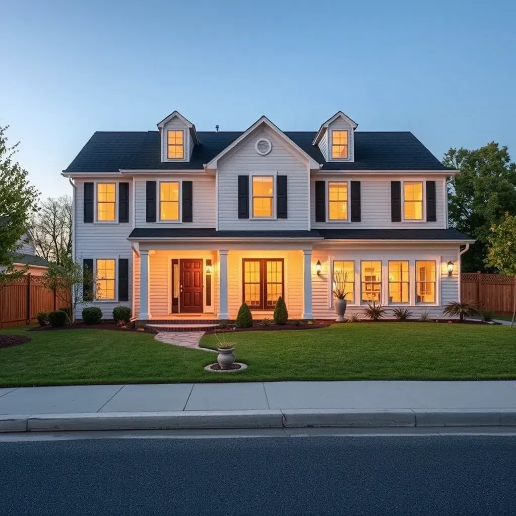 Port Republic, MD home renovation with fresh paint, landscaped yard, new siding, construction tools, and a scenic suburban backdrop.