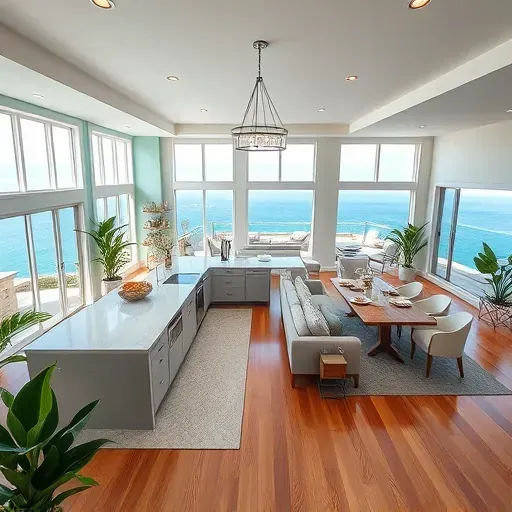 Elegant open-concept living space in Jupiter FL featuring modern design, coastal charm, and stunning kitchen details.