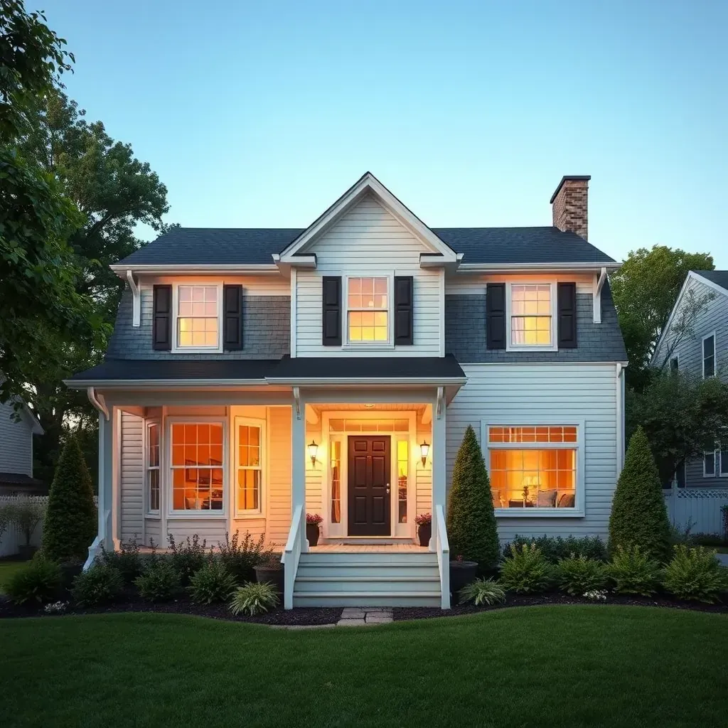 A modern home addition in Pasadena, MD, showcasing sleek design and seamless integration with the existing house.