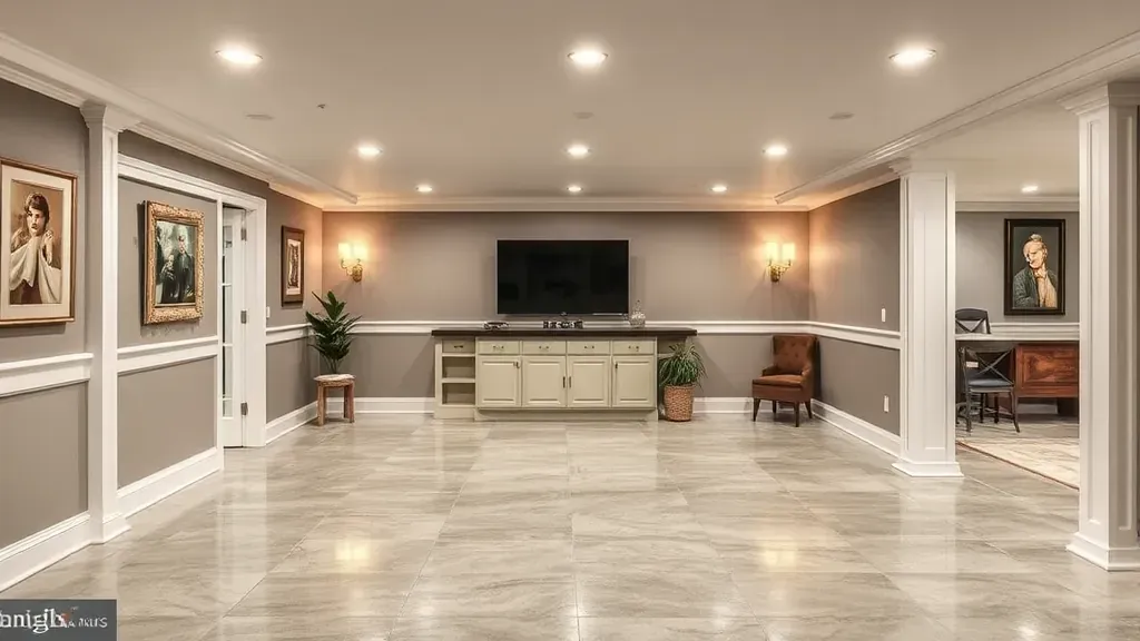 Basement Remodeling projects in Pasadena MD showcasing modern design and functional spaces