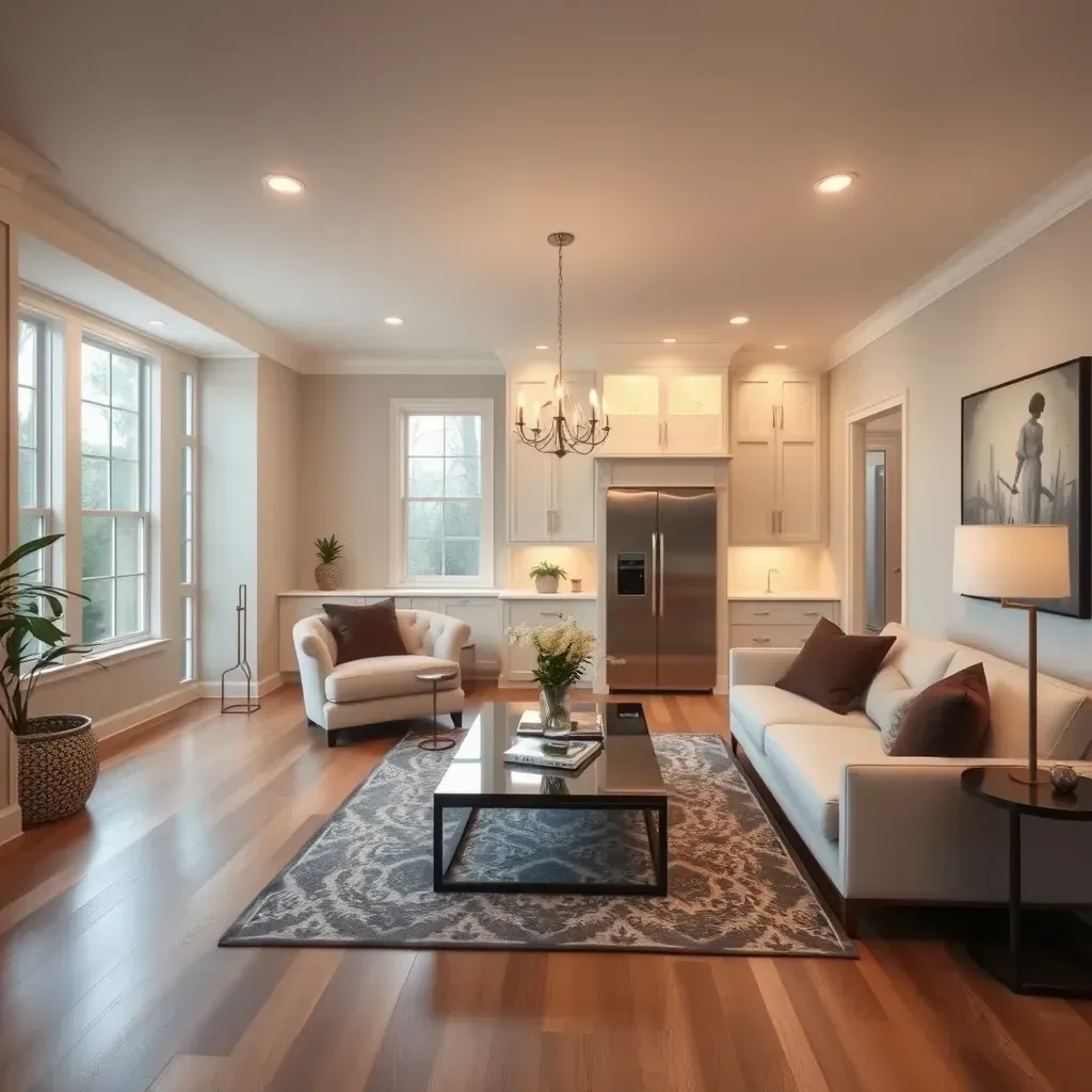 Modern Pasadena home exterior with fresh siding, large windows, landscaped yard, construction tools, and ongoing renovation work.