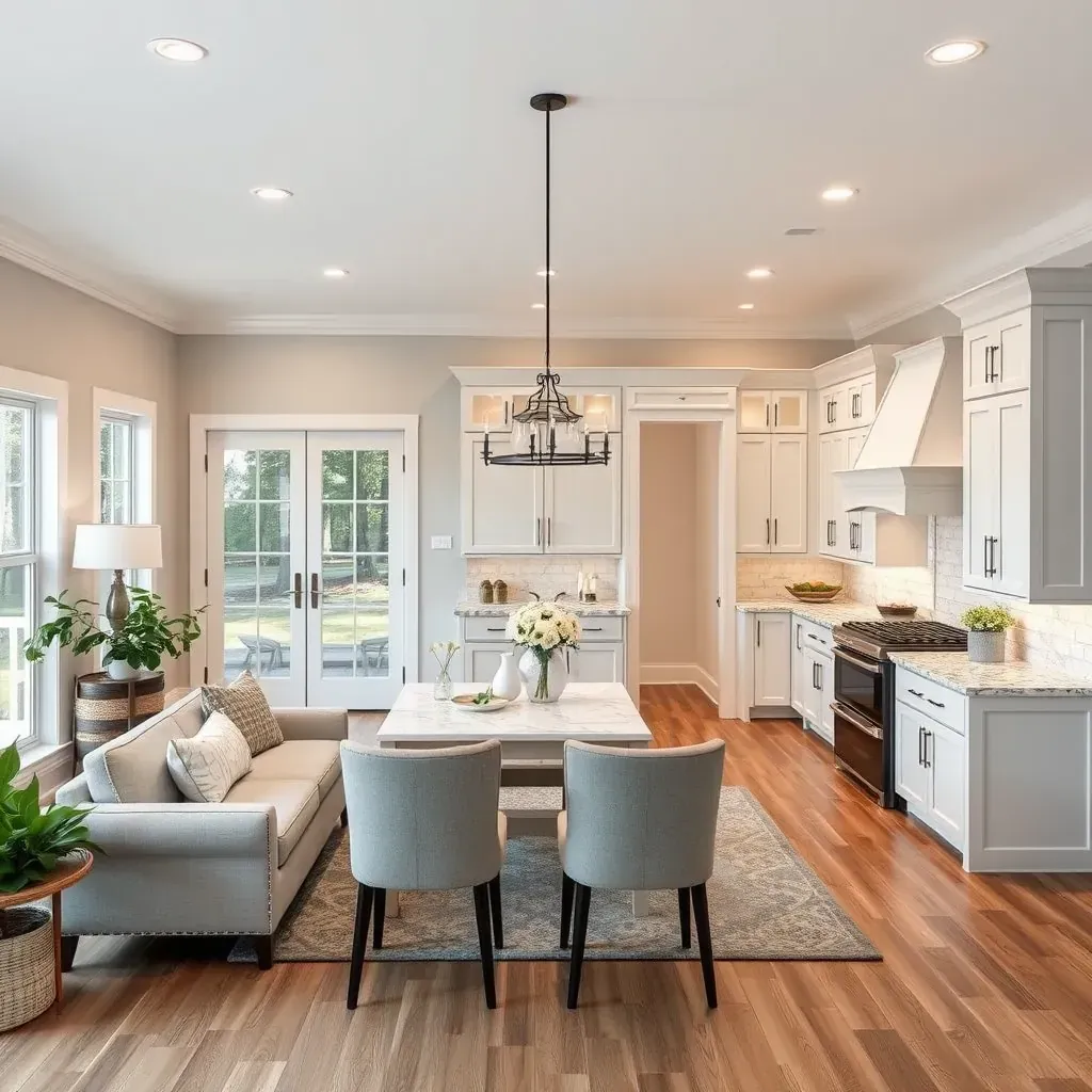 A renovated Hughesville, MD home with fresh siding, landscaped yard, tools, and suburban neighborhood backdrop.