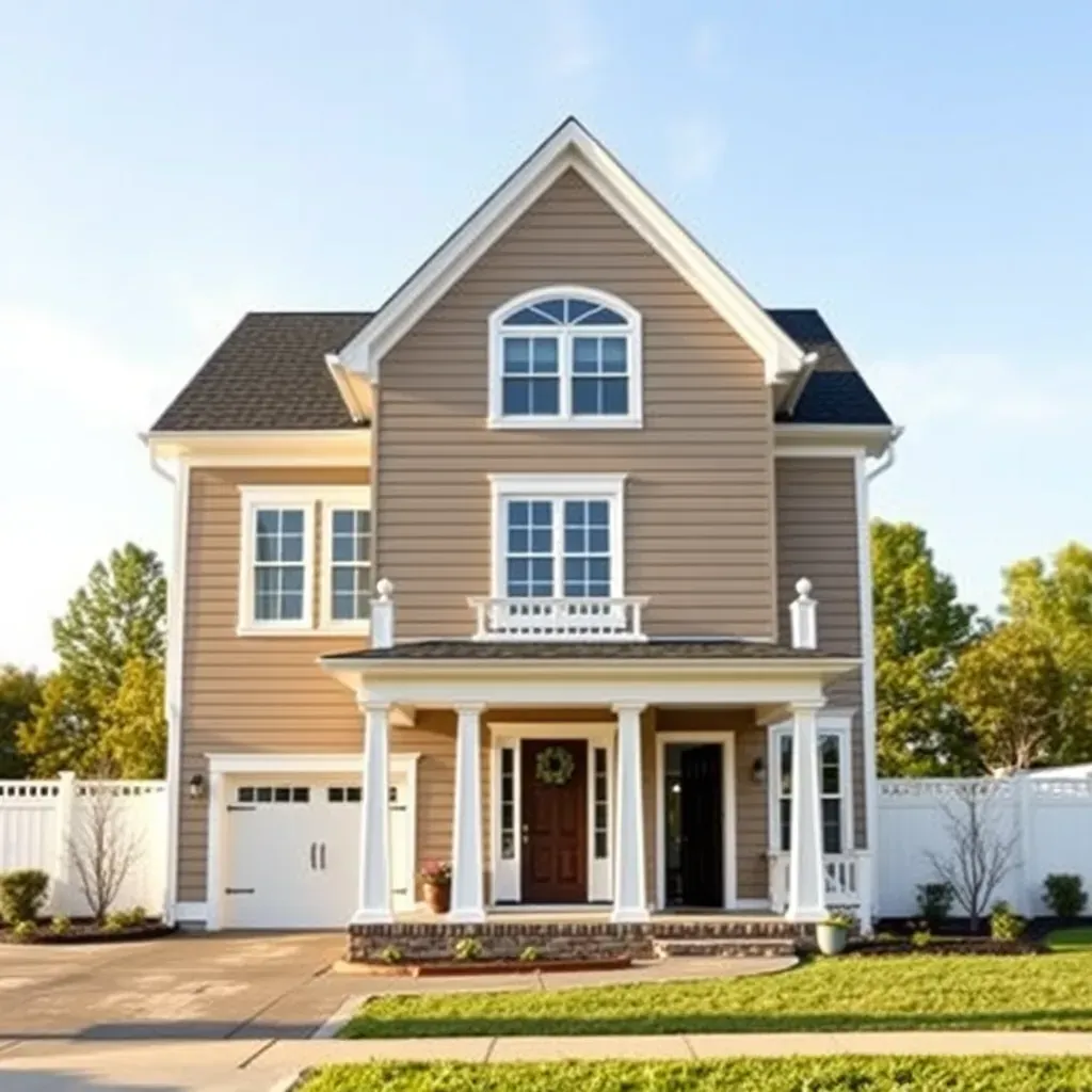 Modern renovated Ijamsville, MD home exterior with lush yard, new siding, remodeled porch, and ongoing renovation.