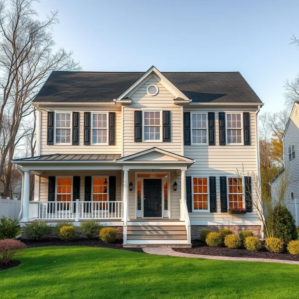 Home Remodeling and Renovation in New Market, MD, showcasing a modern kitchen with new cabinets and countertops.