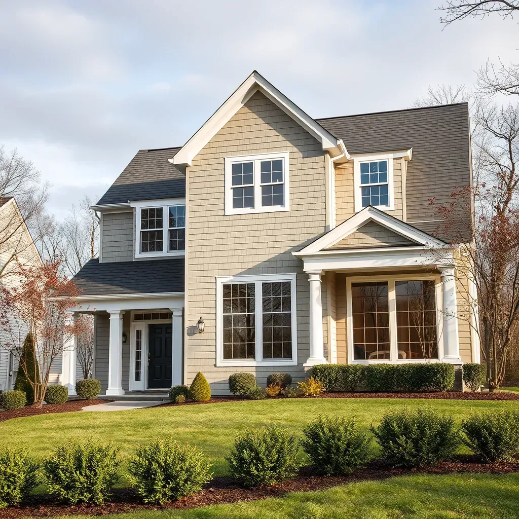 Remodeled Derwood home interior with open-concept living, new drywall, tools, and a view of lush suburban greenery.