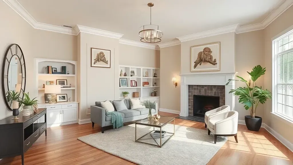 Remodeling in Hanover, MD showcasing modern kitchen design and open living space.