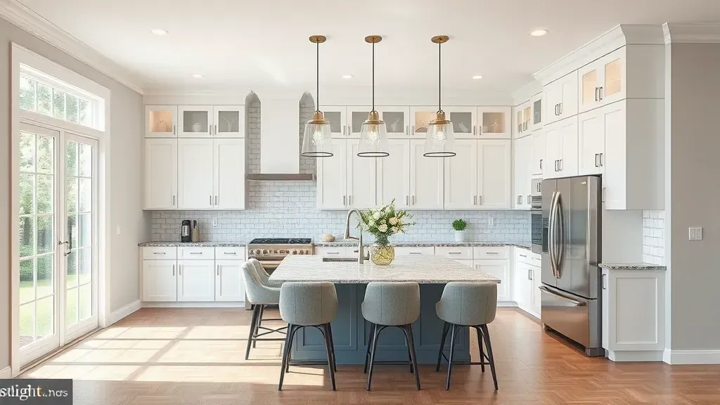 Remodeling in Bethesda, MD showcasing modern kitchen and living space design.
