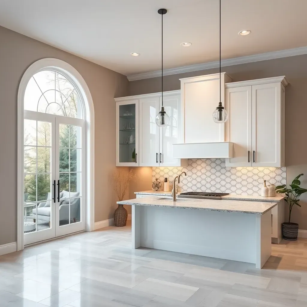 Home Remodeling and Renovation in Ijamsville, MD, showcasing a beautifully renovated kitchen and modern design elements.