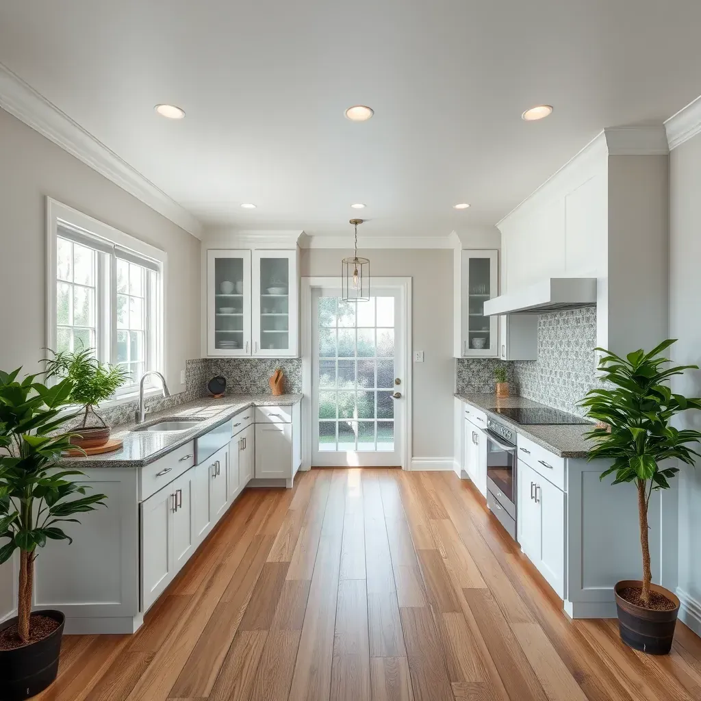 Charming Welcome, MD home amid renovation: tools, blueprints, new porch, lush greenery, indicating ongoing remodeling.