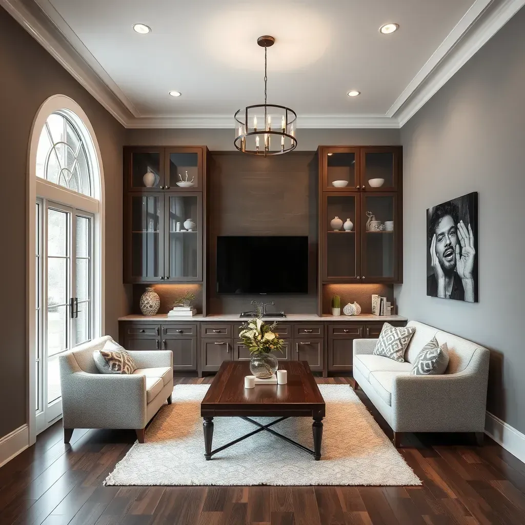 Modern Marriottsville home interior with updated kitchen, spacious living area, and scenic backyard view.