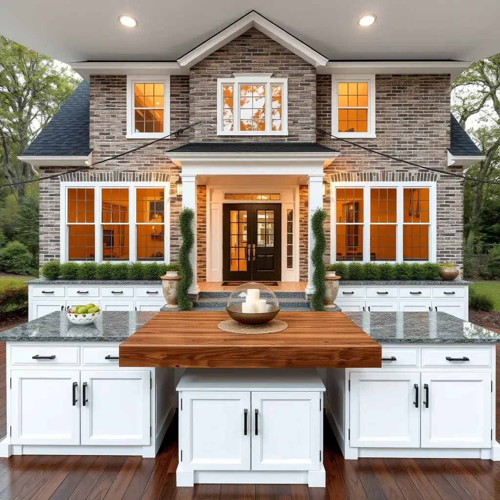 Home Remodeling and Renovation in Woodbine, MD, showcasing a modern kitchen upgrade with sleek cabinets and new countertops.