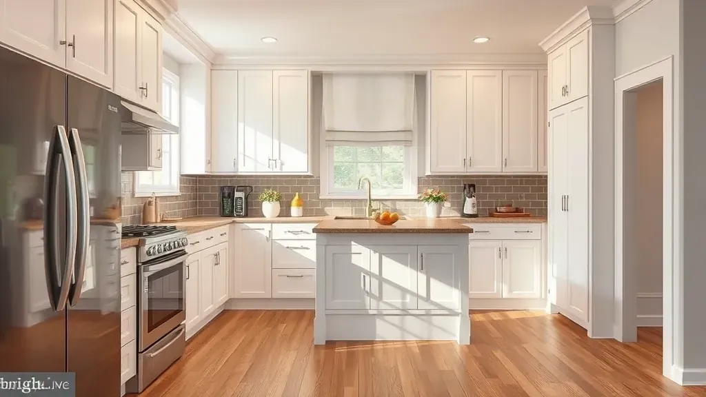 Kitchen flooring projects in Pasadena MD showcasing modern designs and elegant finishes.