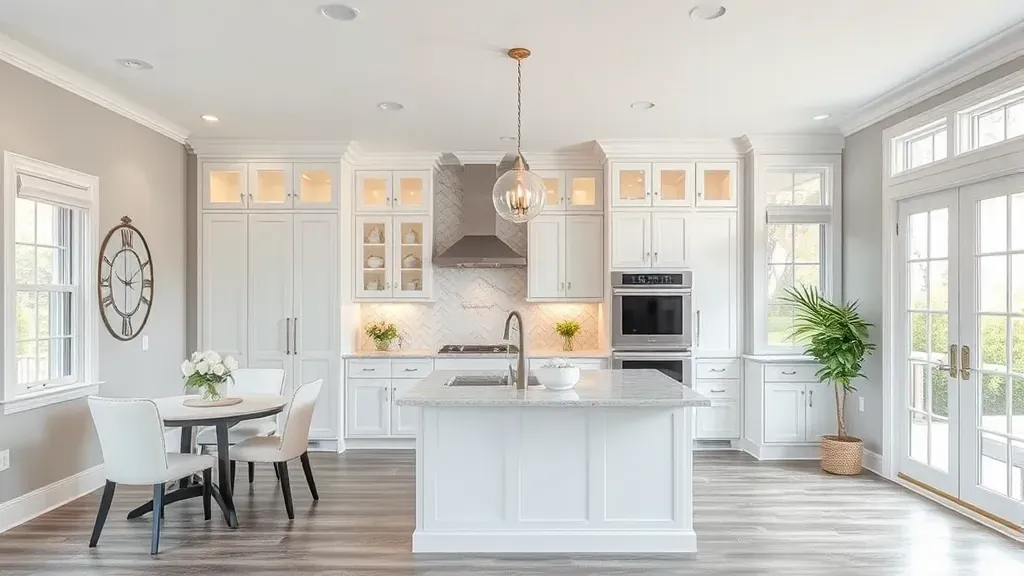 Remodeling in Severna Park, MD featuring modern kitchen upgrades and open floor design.