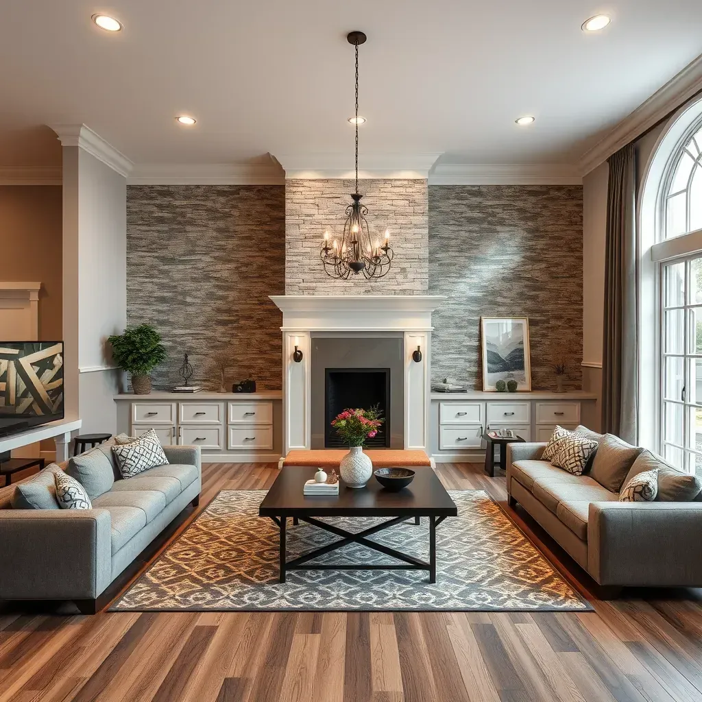 Beautifully renovated Clarksburg, MD home with updated exterior, modern kitchen, hardwood floors, and lush landscaping.