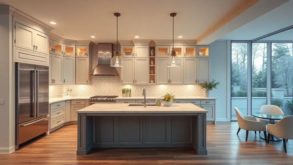 Luxury Kitchen Design projects in Pasadena MD showcasing modern styles and elegant finishes