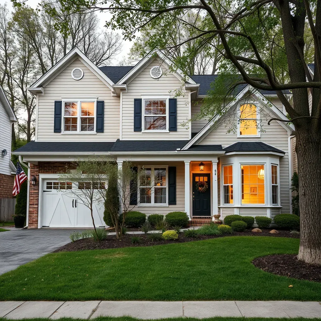 Home remodeling in Fulton, MD showing a modern living room with painted walls, hardwood floors, tools, and new built-in shelves.