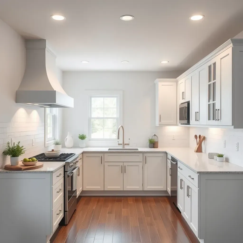 Beautiful Bethesda, MD kitchen with sleek cabinetry, granite countertops, modern appliances, and abundant natural light.