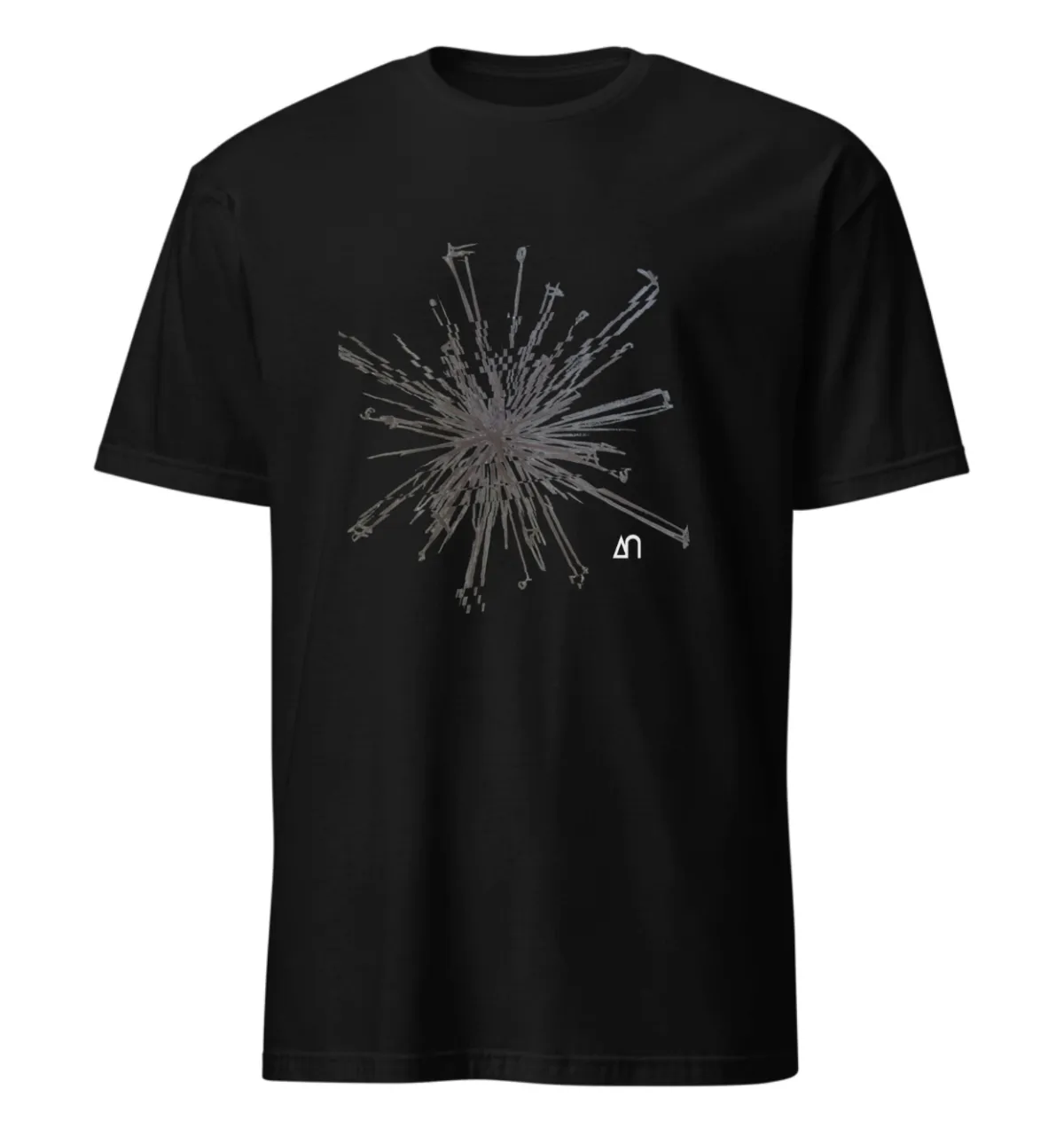 Light blue t-shirt with luminous oracle motif