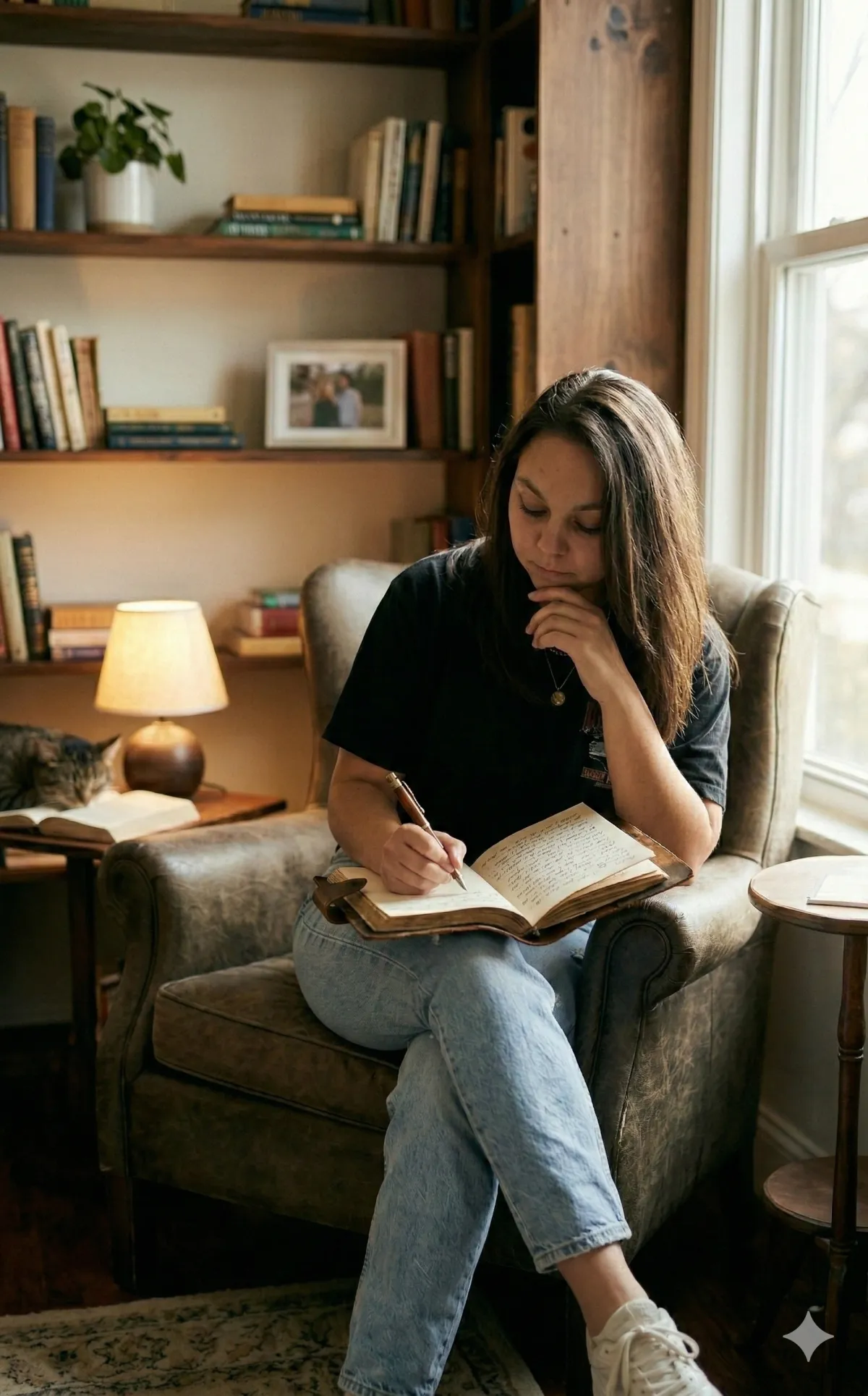 Portrait of the solopreneur founder of Mythic Empire Collective