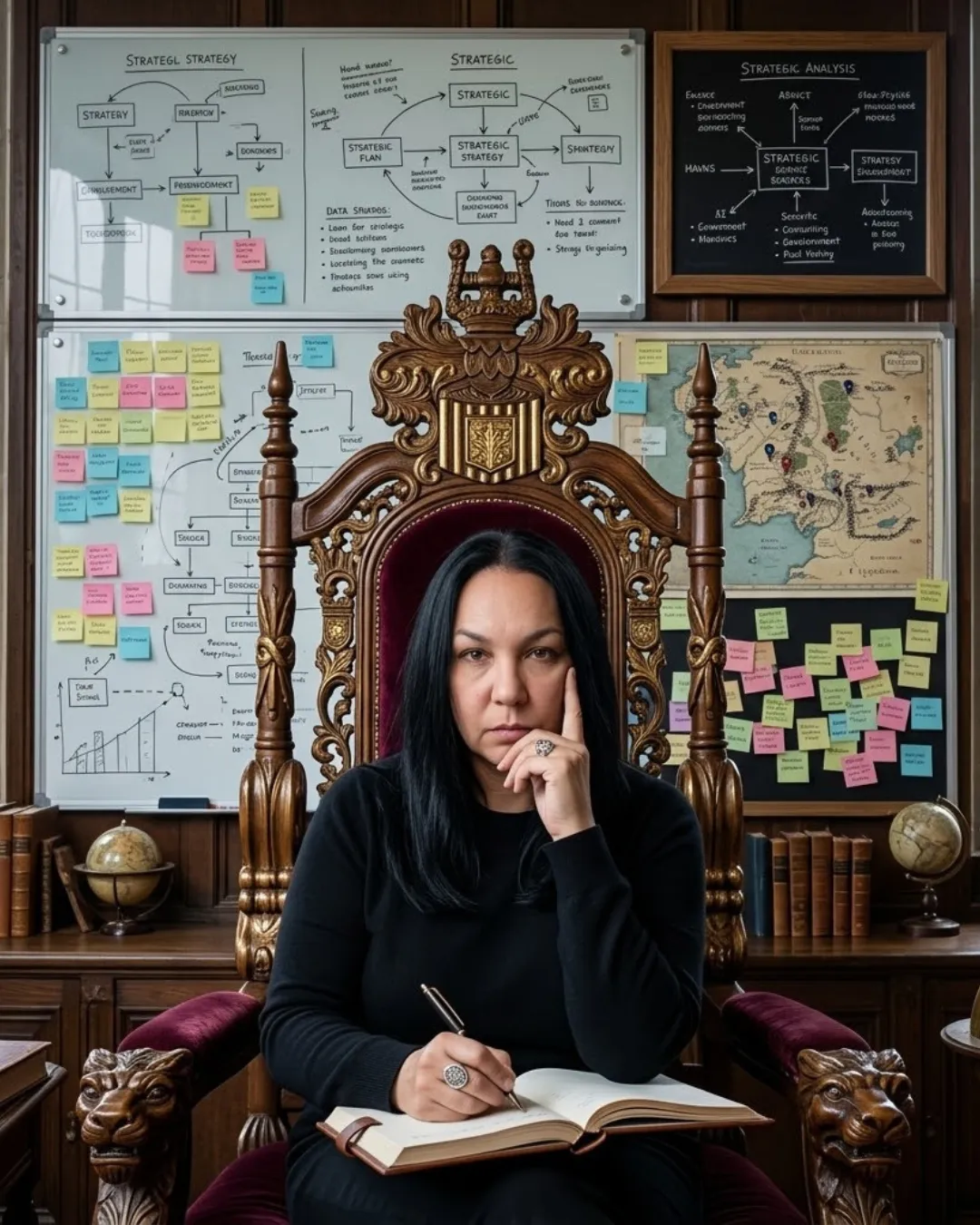 Portrait of the solopreneur founder of Mythic Empire Collective