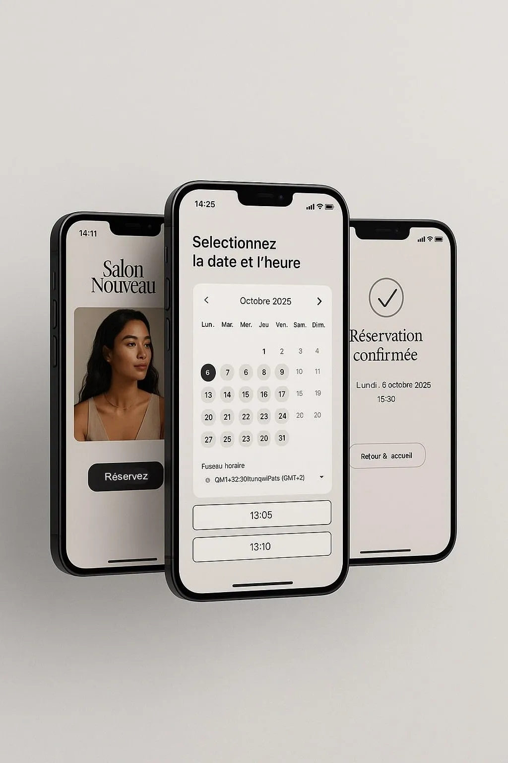 logiciel de gestion de salon de beauté calendrier