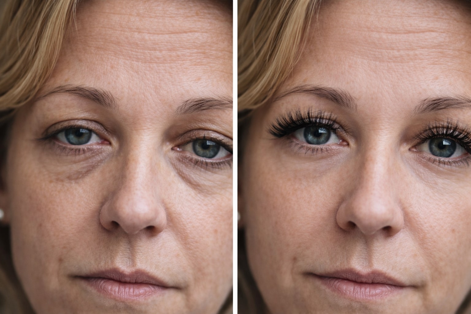Transformation des yeux avec extensions